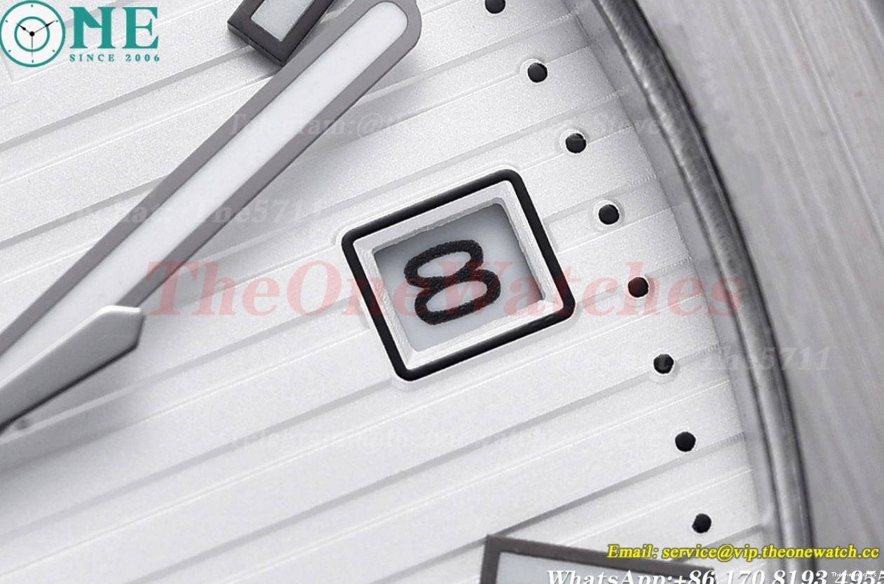 SS MY8215 Nautilus 5711 40mm SS GDF Dial White 0123